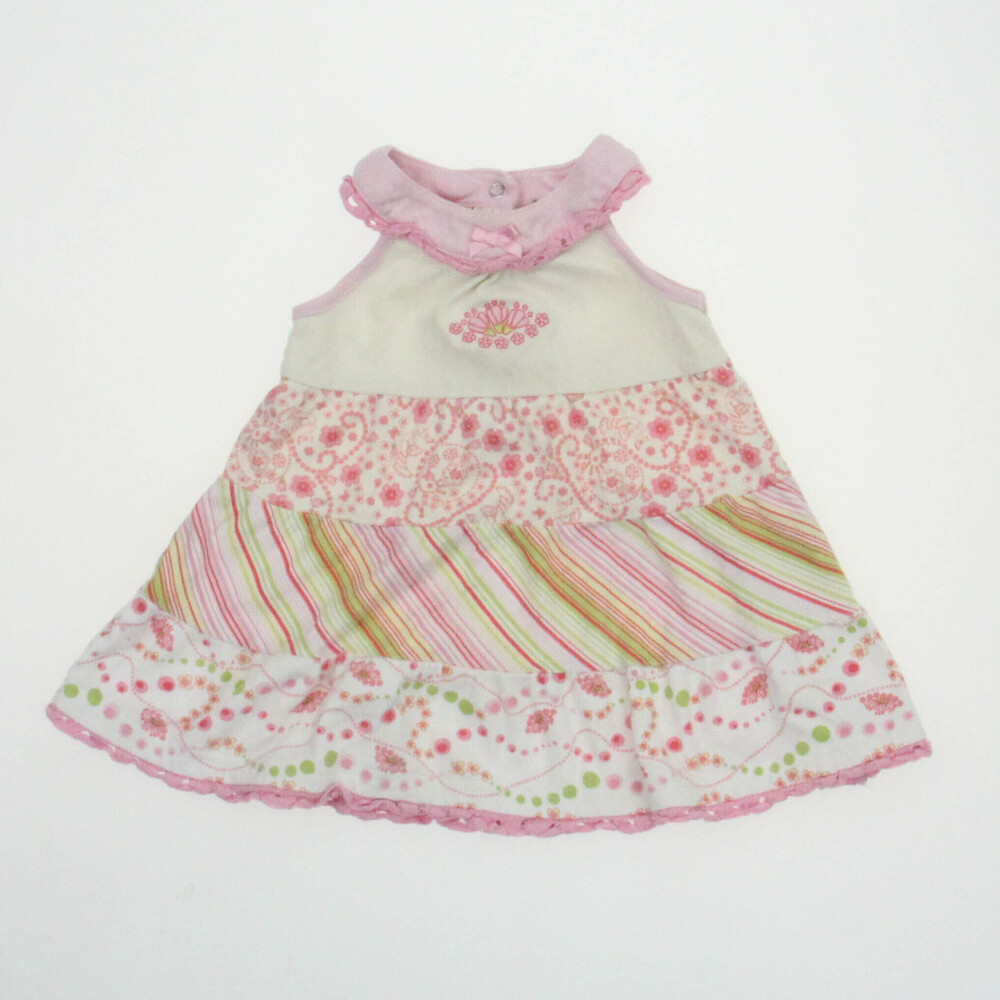 Rabbit Moon Girls Pink | Pattern Dress size: 9-12 Months